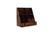 Miniature Organisateur de bureau en bois foncé Oswald 5