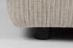 Miniature Ottoman 1 place en tissu beige Hunter 9