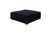 Miniature Ottoman 1 place en tissu bleu Hunter 4