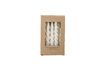 Miniature Pack de 12 bougies en paraffine blanc Twist 6