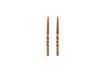 Miniature Pack de 2 bougies en parafine marron Twist 1