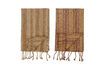 Miniature Pack de 2 torchons de cuisine en coton marron Elyza 6