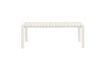 Miniature Petit banc en aluminum blanc Vondel 4