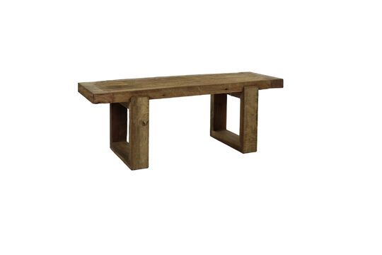 Petit banc en bois foncé Andalucia Détouré