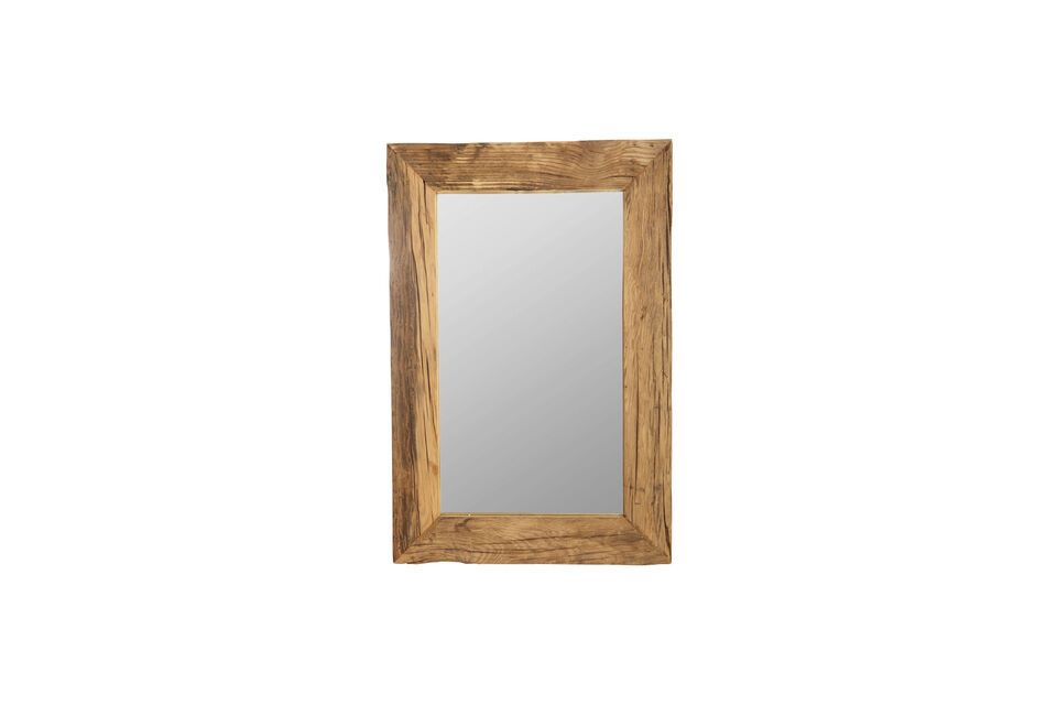 Petit miroir en bois clair Pure Nature House Doctor