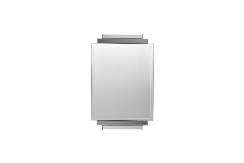 Introduisez une note d\'élégance et d\'originalité dans votre espace avec le miroir gris Deco de