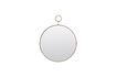 Miniature Petit miroir en laiton The Loop 1