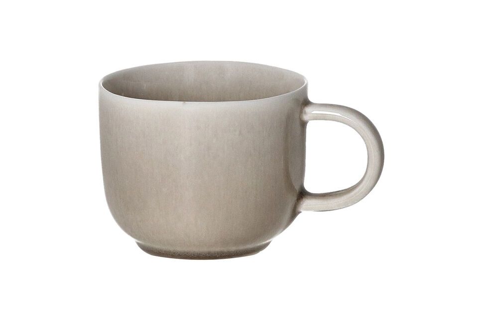 Petit mug en porcelaine beige foncé Biscotti Pomax