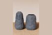 Miniature Petit pot en fibre de verre gris Soignies 2