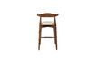 Miniature Petit tabouret de bar en bois foncé Mandela 7