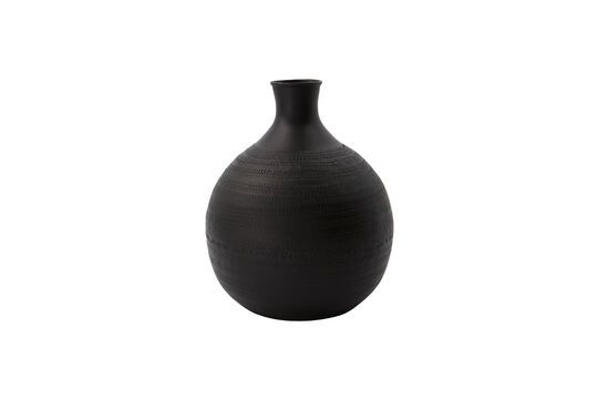 Petit vase en aluminium marron Reena Détouré