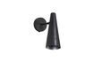 Miniature Petite applique murale en laiton noir Precise 1