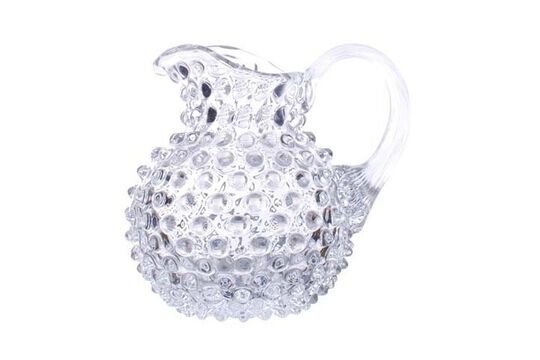 Petite carafe en verre transparent Diamant Détouré