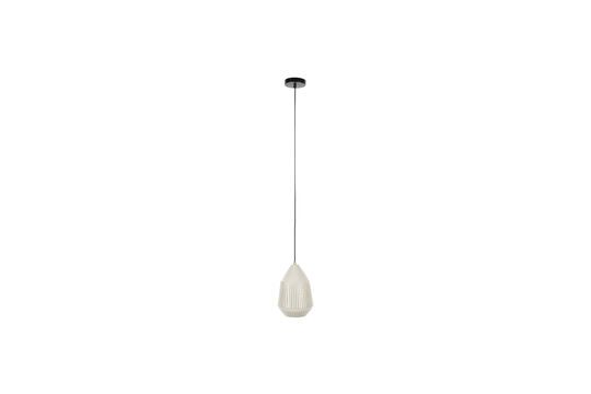 Petite suspension en aluminum beige Aysa Détouré