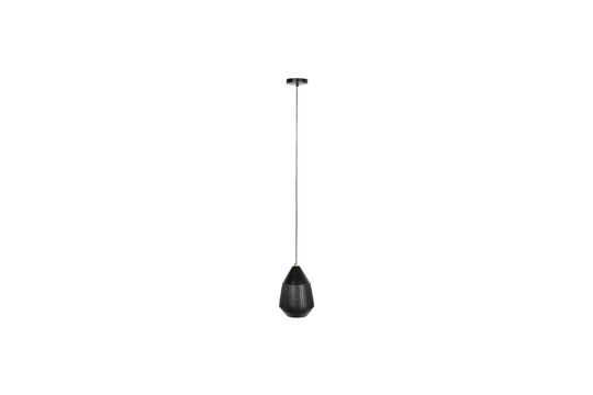 Petite suspension en aluminum noir Aysa Détouré