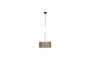 Miniature Petite suspension en bois de bambou beige Isla Détouré