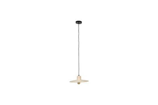 Petite suspension en rotin beige Balance