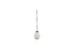 Miniature Petite suspension en verre blanc Acorn 1