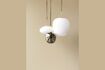 Miniature Petite suspension en verre gris Reflect 2