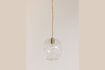 Miniature Petite suspension en verre transparent Atome 1