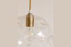 Miniature Petite suspension en verre transparent Atome 3