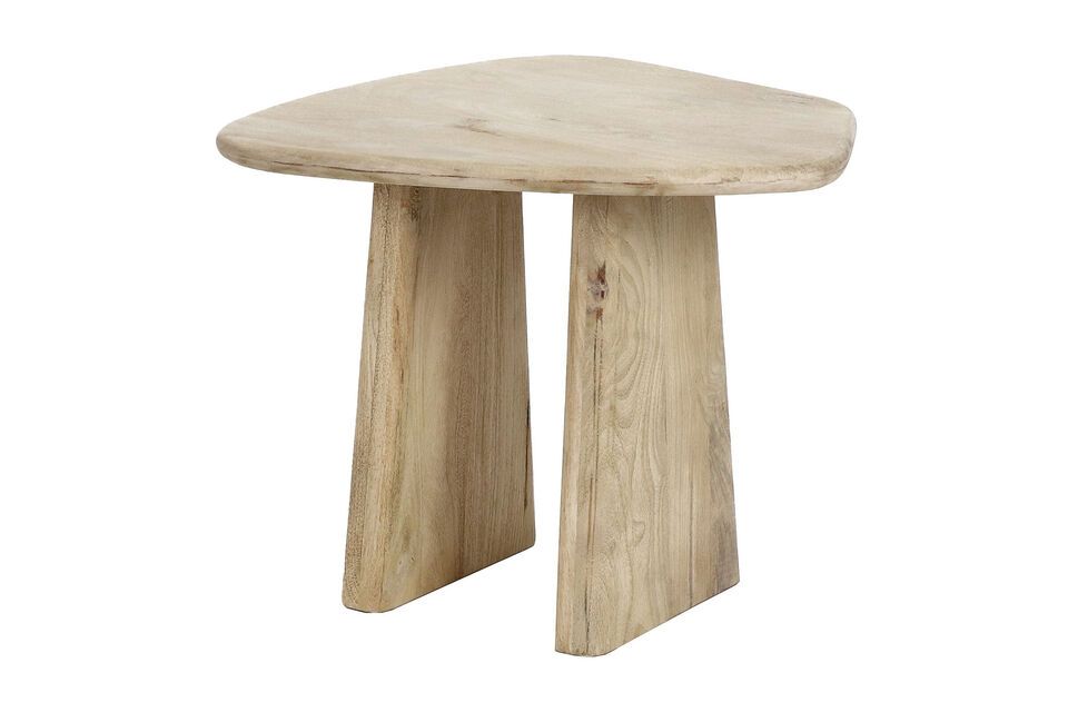 Petite table basse en bois clair Montreal Pomax