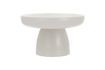 Miniature Petite table basse en plâtre blanc Pretoria 1