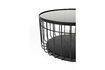 Miniature Petite table basse en verre noir Lance 6