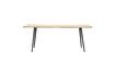 Miniature Petite table de repas en bois clair Club 1