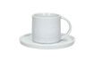 Miniature Petite tasse avec soucoupe en porcelaine blanc Porcelino White 1