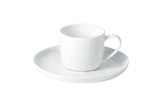 Petite tasse en porcelaine blanche Porcelino White Détouré