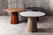 Miniature Pied de table en bois foncé Edgar 5