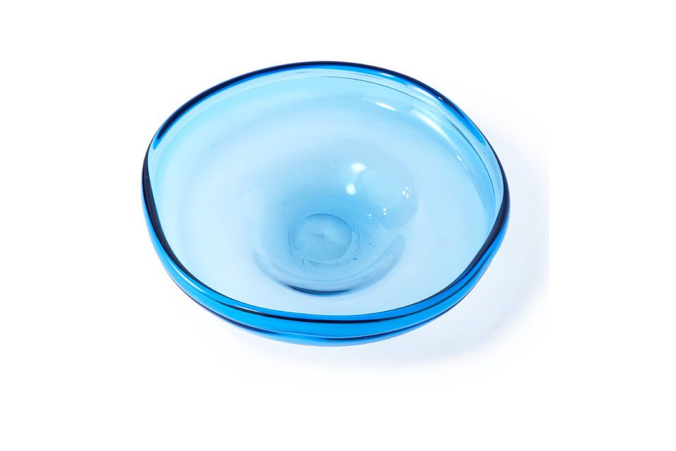 Plat en verre bleu clair Eye Pols Potten