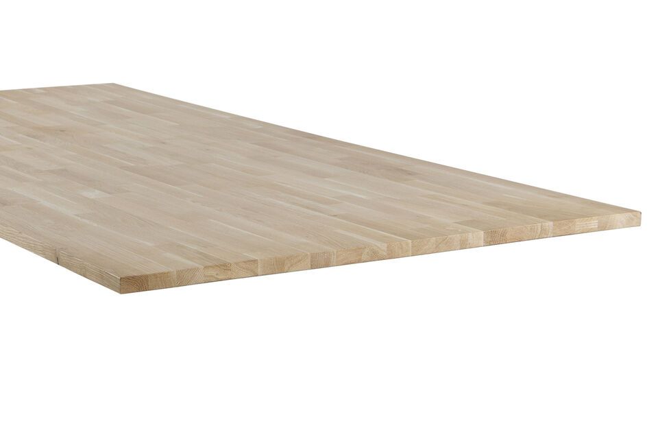 Offrez à votre maison une touche d\'élégance naturelle avec le plateau de table en chêne massif