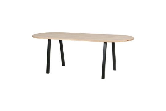 Plateau de table ovale 220x90 en bois beige clair Tablo