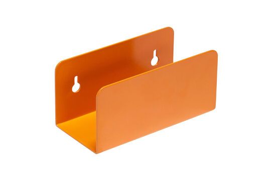 Porte-revue en métal orange Clutch Détouré