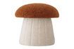 Miniature Pouf en tissu rouge Bertil 1