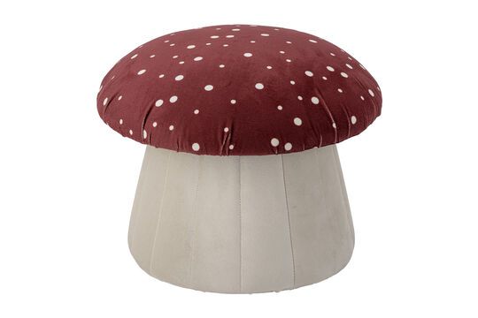 Pouf en tissu rouge Lue Détouré