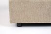 Miniature Repose-pied en tissu beige Sense 6