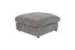 Miniature Repose-pied en tissu gris foncé Sense 4