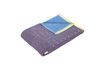 Miniature Serviette large en coton violet Promenade 1