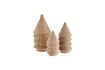 Miniature Set de 3 arbres decoratives en terracota beige Treee 1