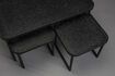 Miniature Set de 3 tables basses en bois noir Winston 2