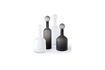 Miniature Set de 4 bouteilles en verre noir Bubbles 13