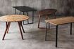 Miniature Set de 4 pieds de table en bois foncé H opper 2