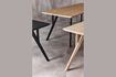 Miniature Set de 4 pieds de table en bois noir H opper 6