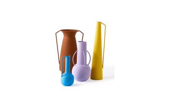 Set de 4 vases en fer recyclé multicolore h45cm Morning Roman Détouré