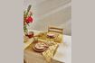 Miniature Set de table en coton camel Frivole 2