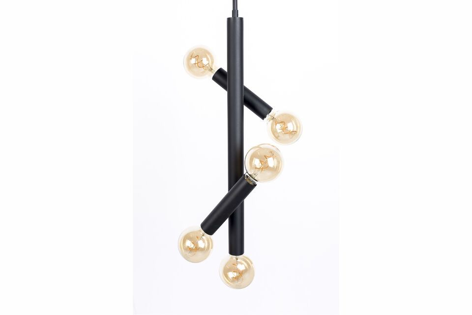 Suspension double en fer noir Hawk - 9