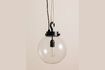 Miniature Suspension en laiton noir Globe 2